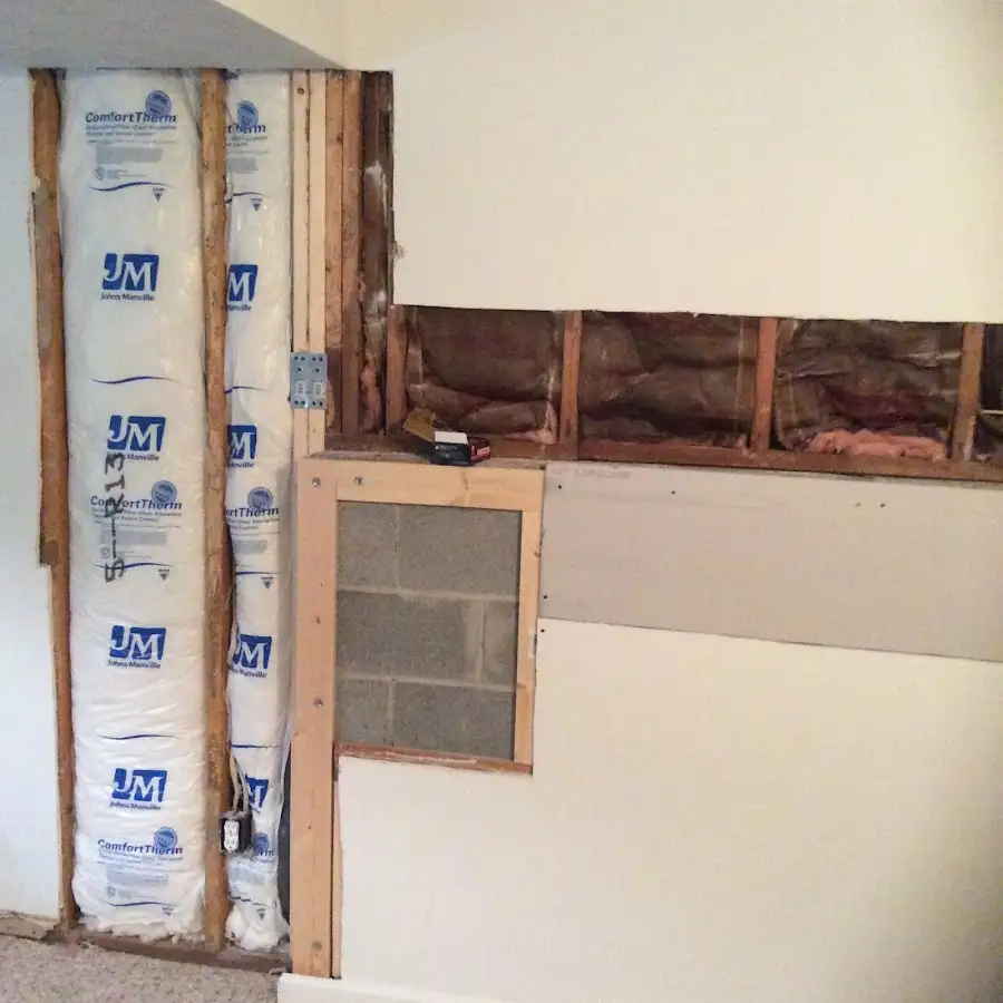 Wall insulation replacement during Contents Cleaning & Restoration in Livermore